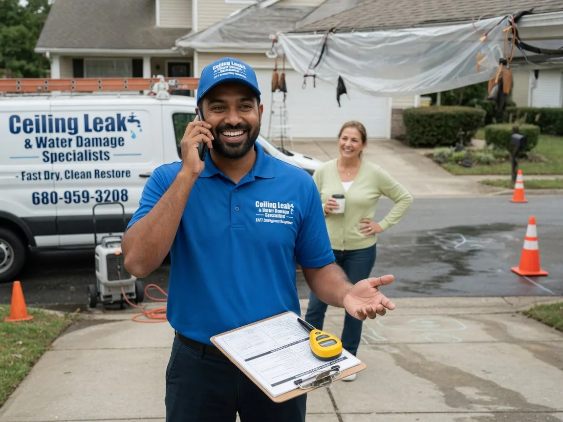 Ceiling Leak Cleanup Cedar, MI FAQs